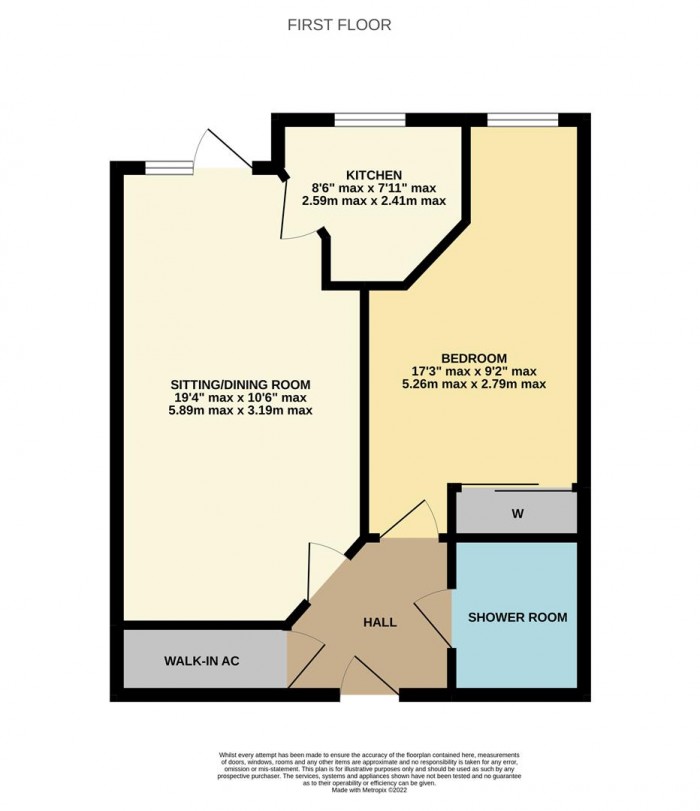 Floorplan for Castle Lodge, Gladstone Road, Chippenham