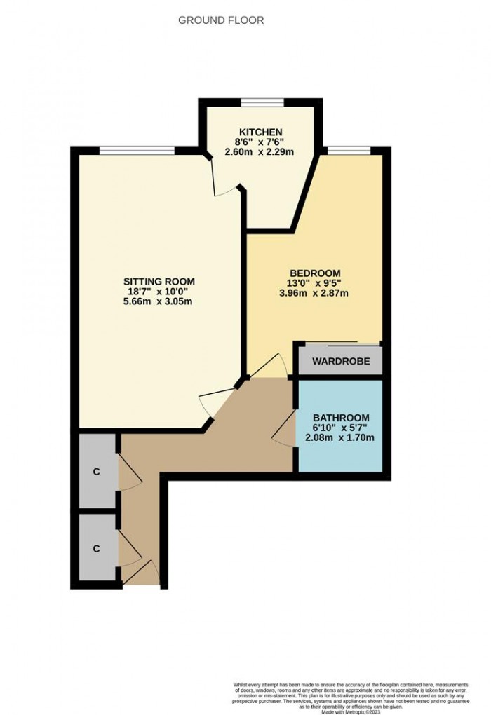 Floorplan for Castle Lodge, Gladstone Road, Chippenham