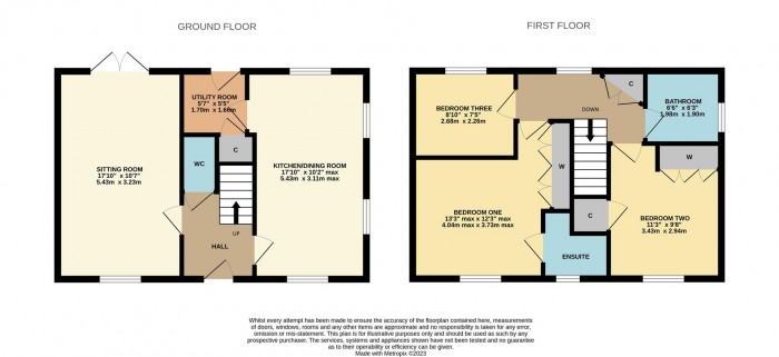 Floorplan for Corncockle Close, Melksham