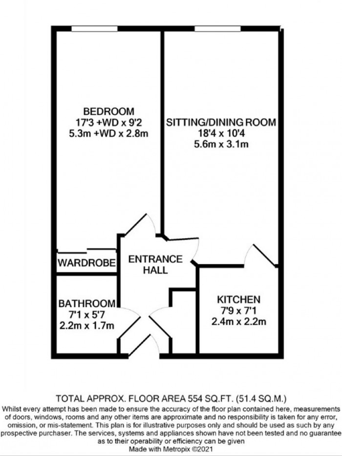 Floorplan for Castle Lodge, Gladstone Road, Chippenham