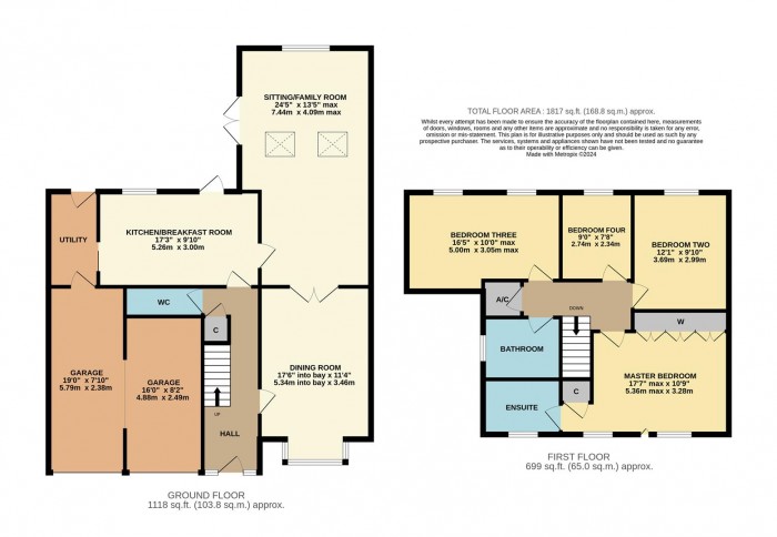 Floorplan for Kensington Way, Chippenham