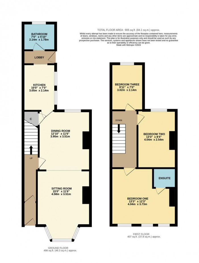 Floorplan for Hawthorn Road, Chippenham