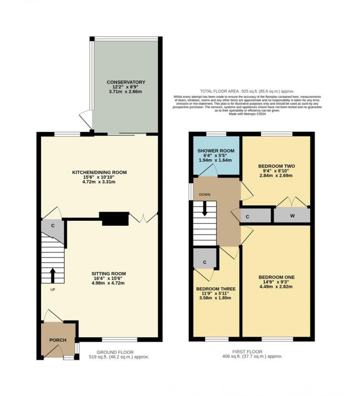 Floorplan for Stonelea Close, Chippenham