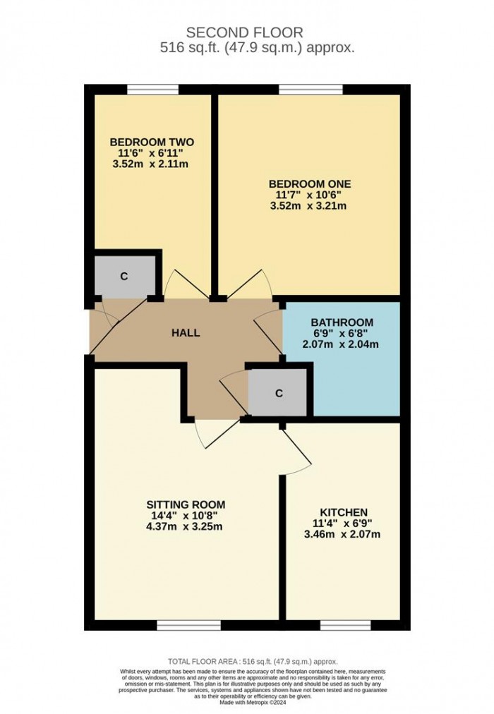 Floorplan for Louise Rayner Place, Chippenham