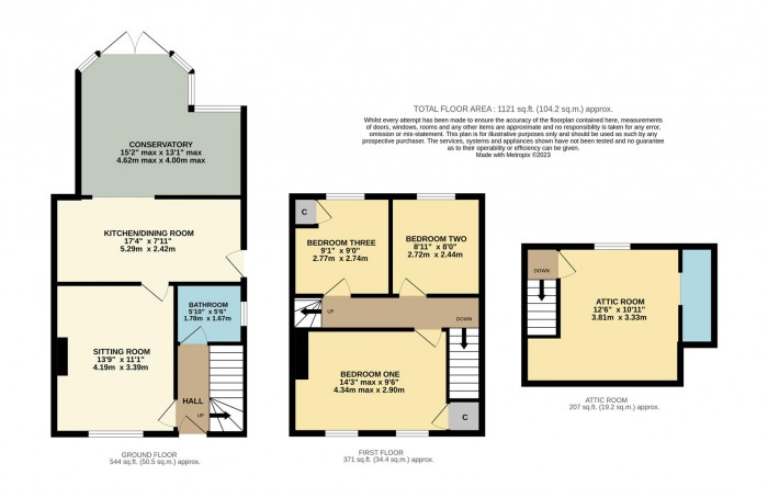 Floorplan for Ashe Crescent, Chippenham