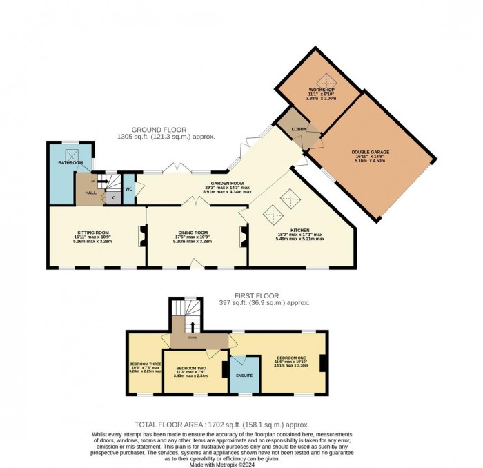 Floorplan for Lower Stanton St. Quintin, Chippenham