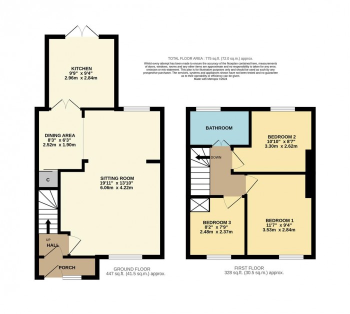 Floorplan for Woodlands Road, Chippenham