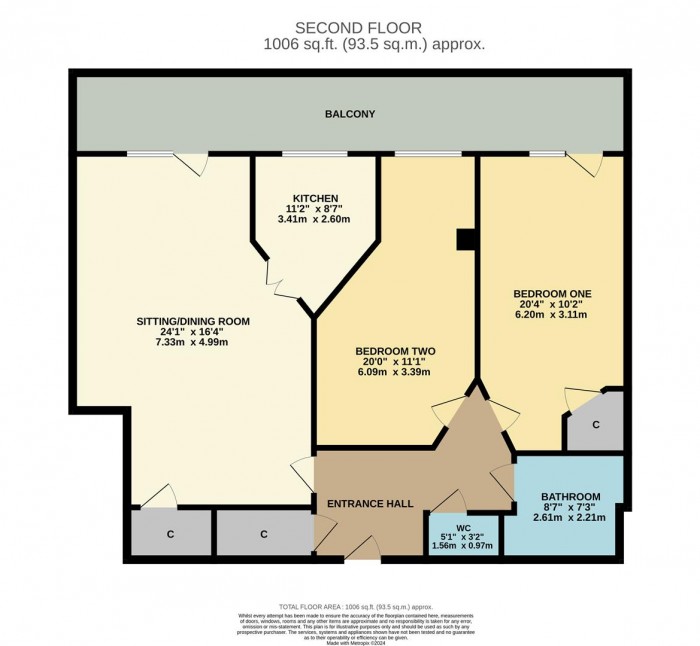 Floorplan for Bowles Court, Westmead Lane, Chippenham