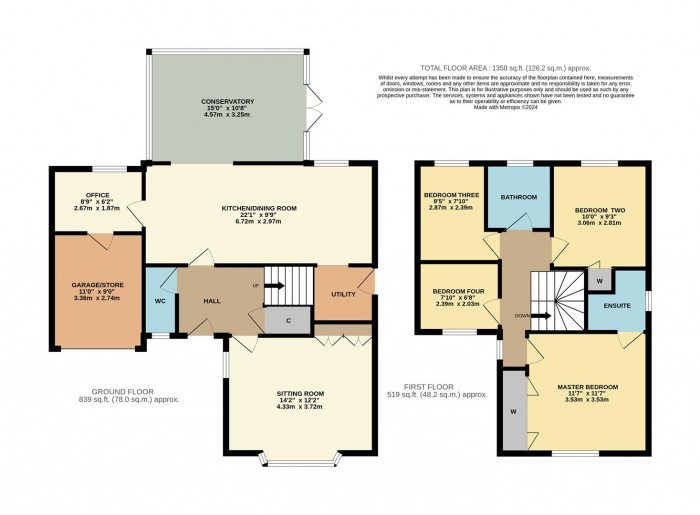 Floorplan for Bythebrook, Chippenham