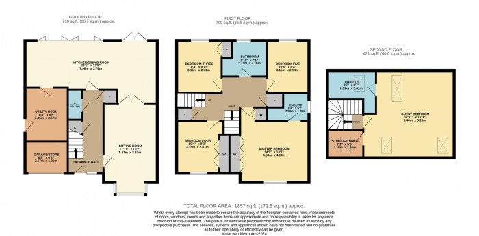 Floorplan for Bolts Croft, Chippenham