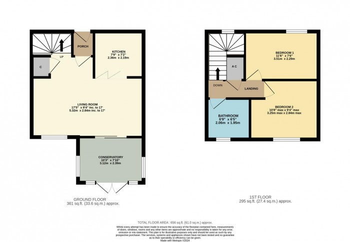 Floorplan for Morse Close, Chippenham