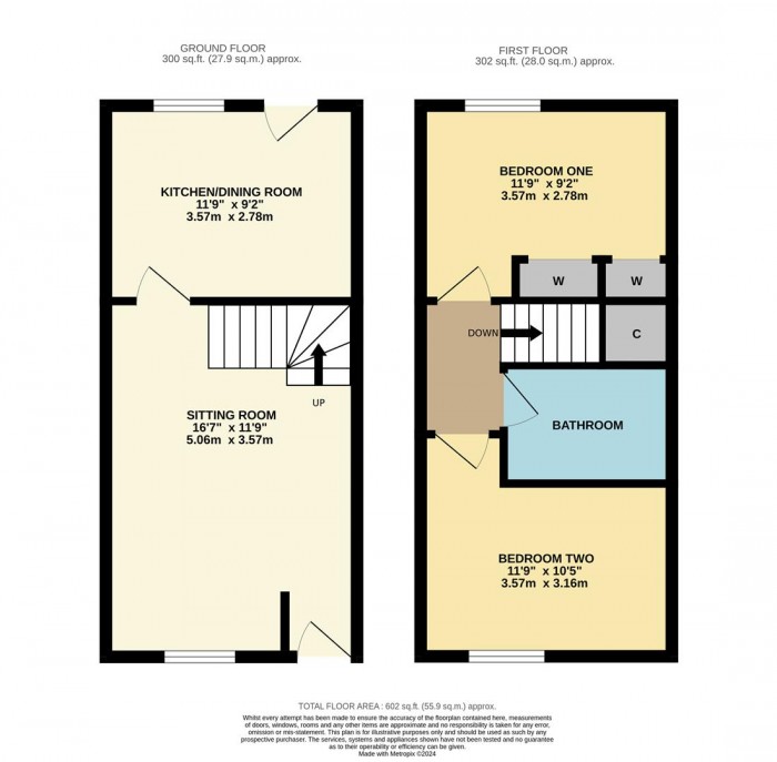 Floorplan for Darcy Close, Chippenham