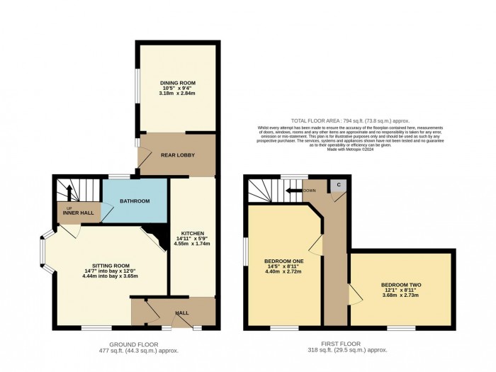 Floorplan for The Hamlet, Chippenham