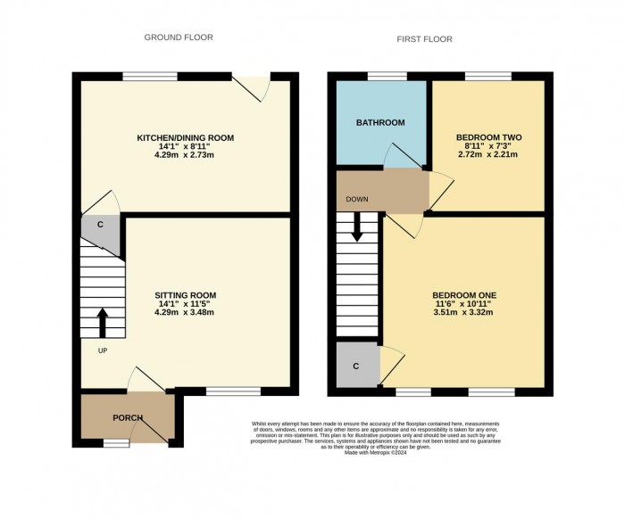 Floorplan for Phillips Close, Chippenham