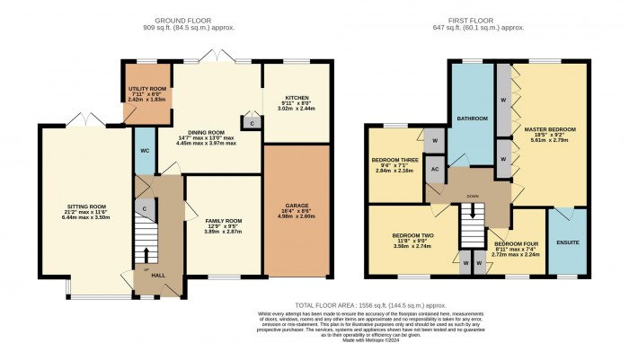 Floorplan for Anglesey Mead, Chippenham