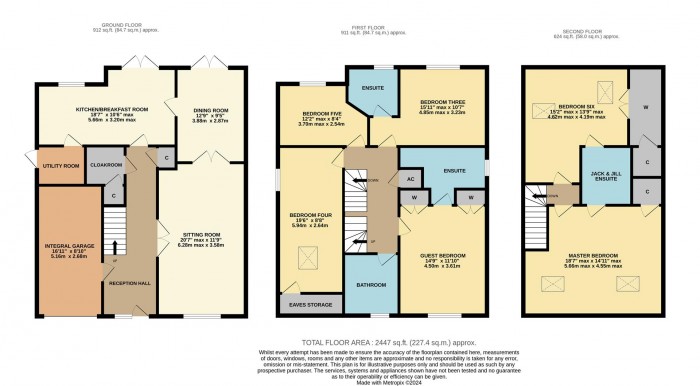 Floorplan for Wren Court, Calne