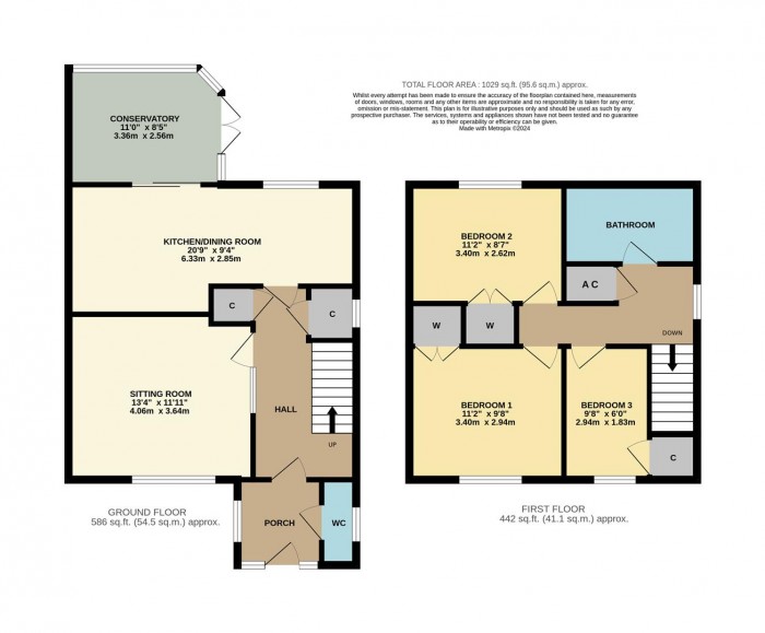 Floorplan for Cranwell Close, Chippenham