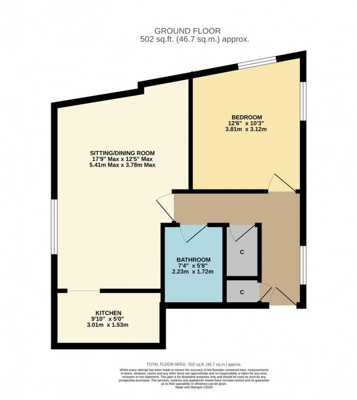 Floorplan for The Butts, Chippenham