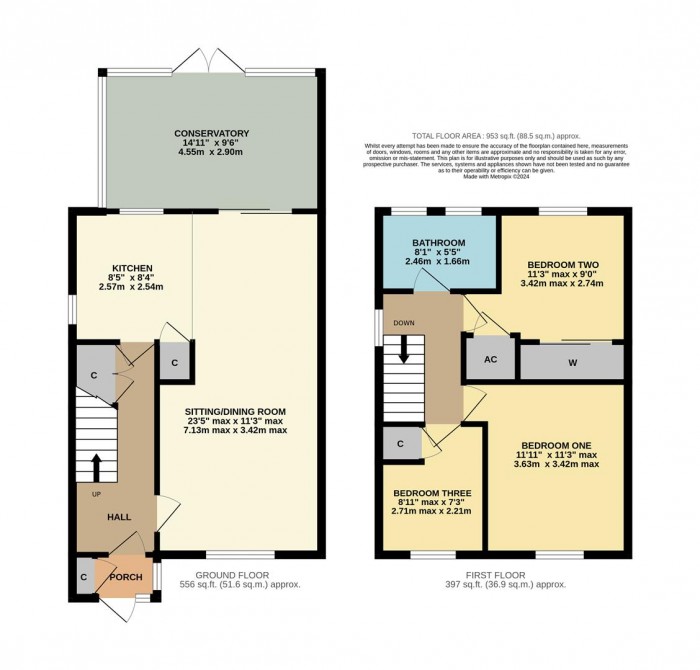 Floorplan for The Maltings, Yatton Keynell, Chippenham