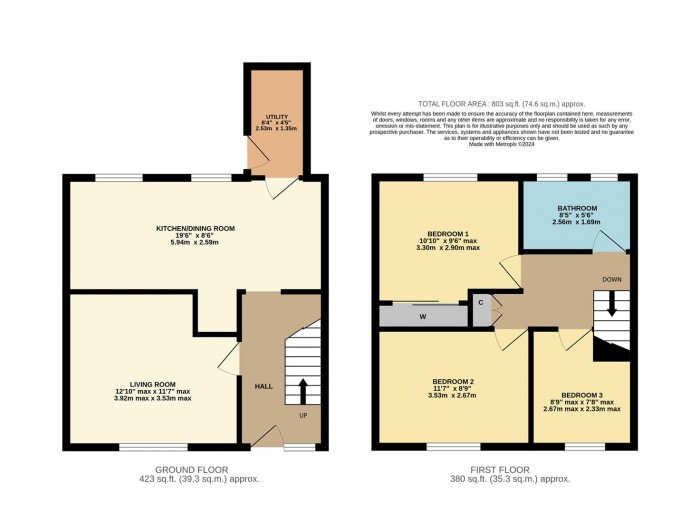 Floorplan for Little Down, Chippenham