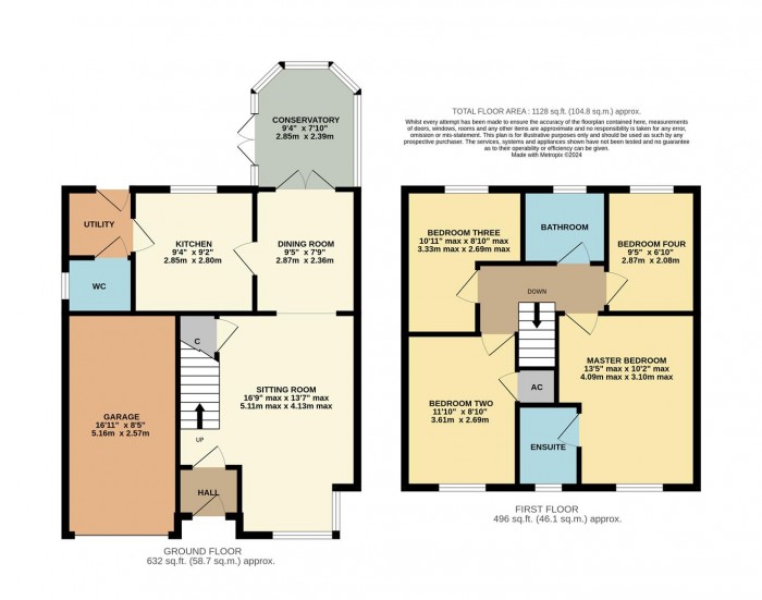 Floorplan for Whitworth Road, Chippenham