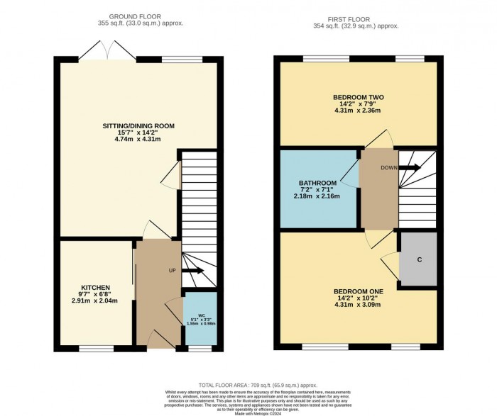 Floorplan for Gabriel Mews, Chippenham