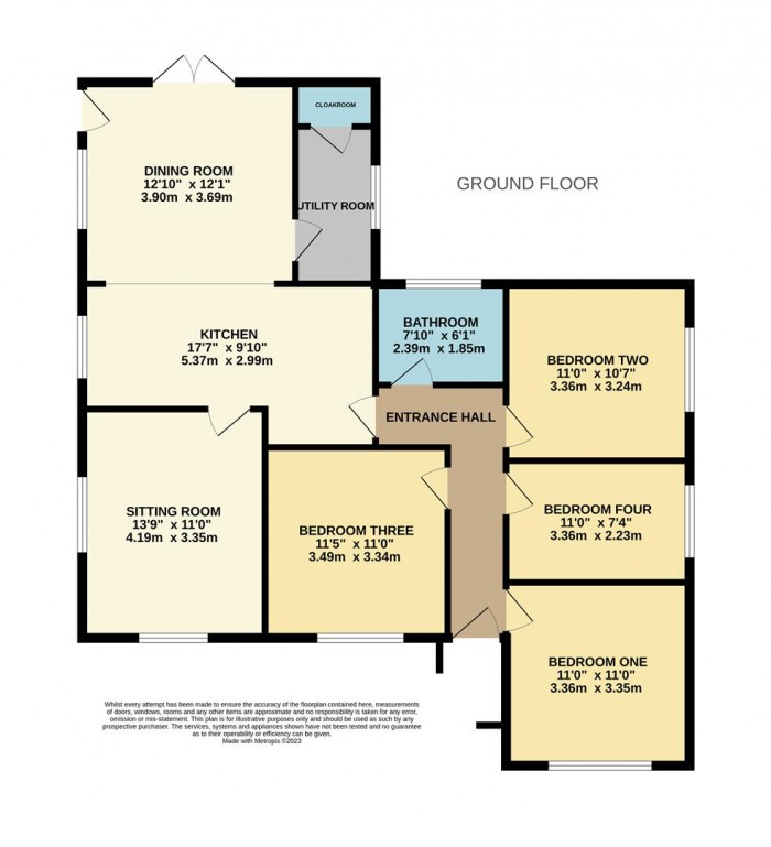 Floorplan for Burton, Chippenham