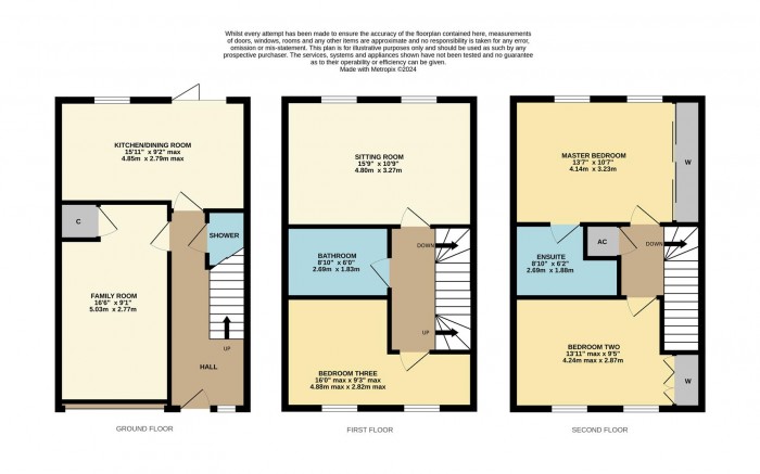 Floorplan for Middle Leaze, Chippenham