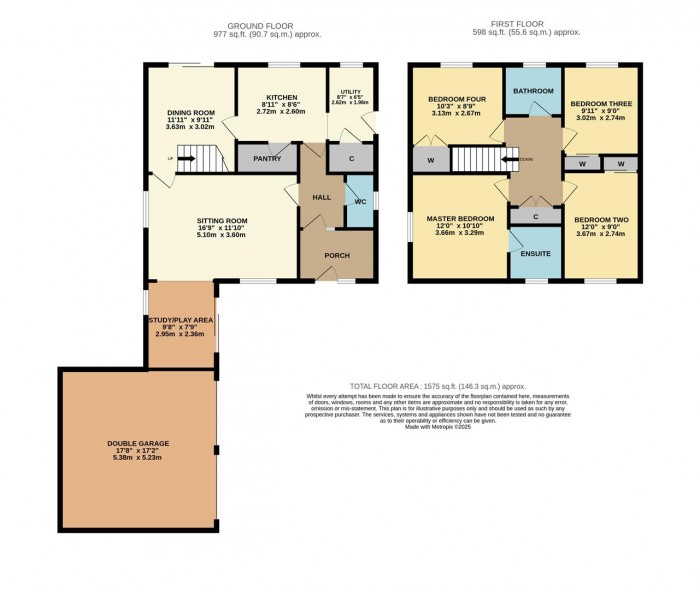 Floorplan for Ivy Road, Chippenham