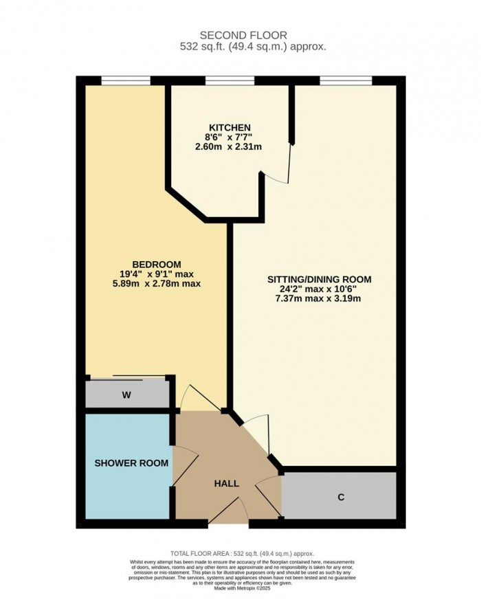 Floorplan for Castle Lodge, Chippenham