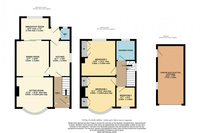 Floorplan for Dover Street, Chippenham