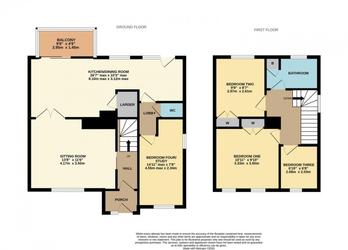 Floorplan for Martins Close, Chippenham