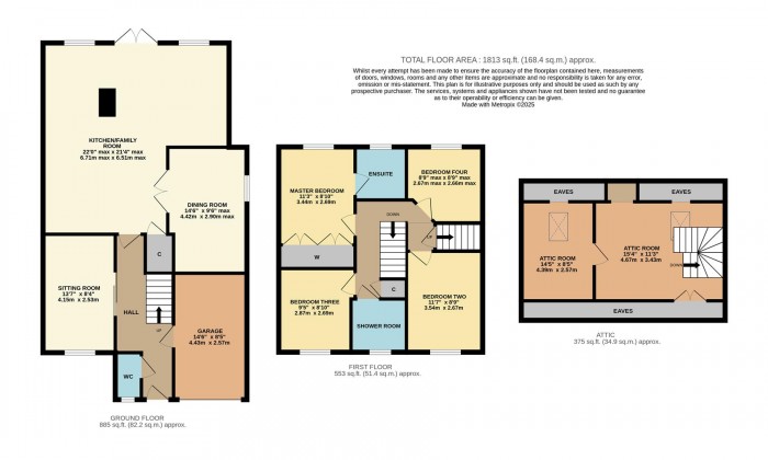 Floorplan for Rumble Dene, Chippenham