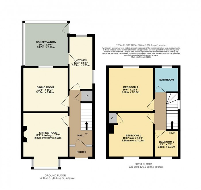 Floorplan for Chestnut Road, Chippenham