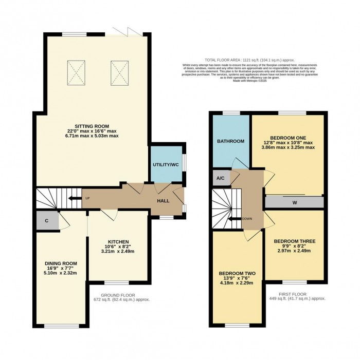 Floorplan for Wicks Drive, Chippenham