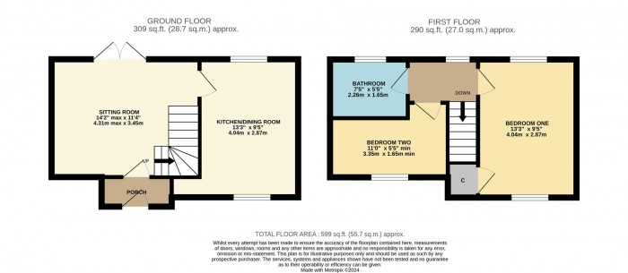 Floorplan for Lowden Parade, Lowden, Chippenham