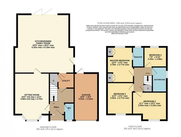 Floorplan for Wishart Way, Chippenham