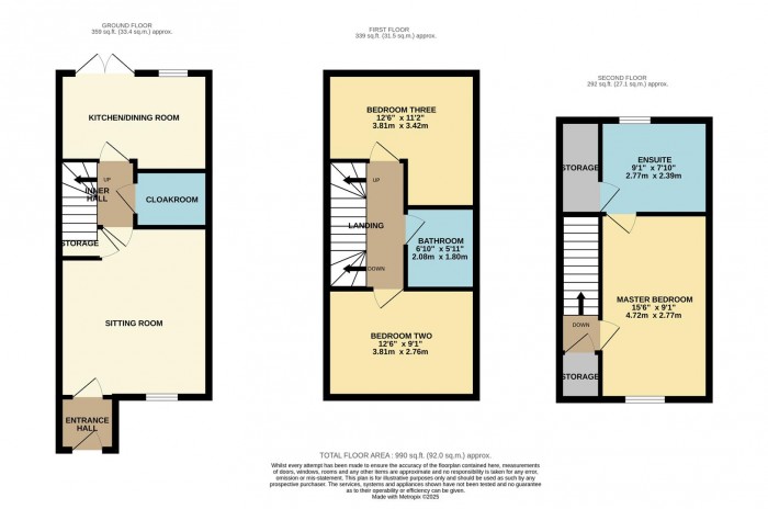 Floorplan for Hatherall Drive, Chippenham