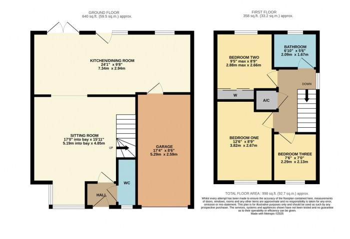 Floorplan for Hawkins Close, Chippenham
