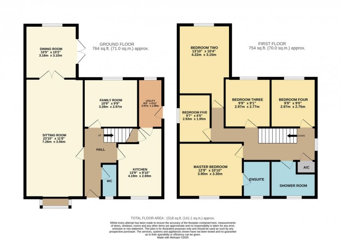 Floorplan for Bruges Close, Chippenham