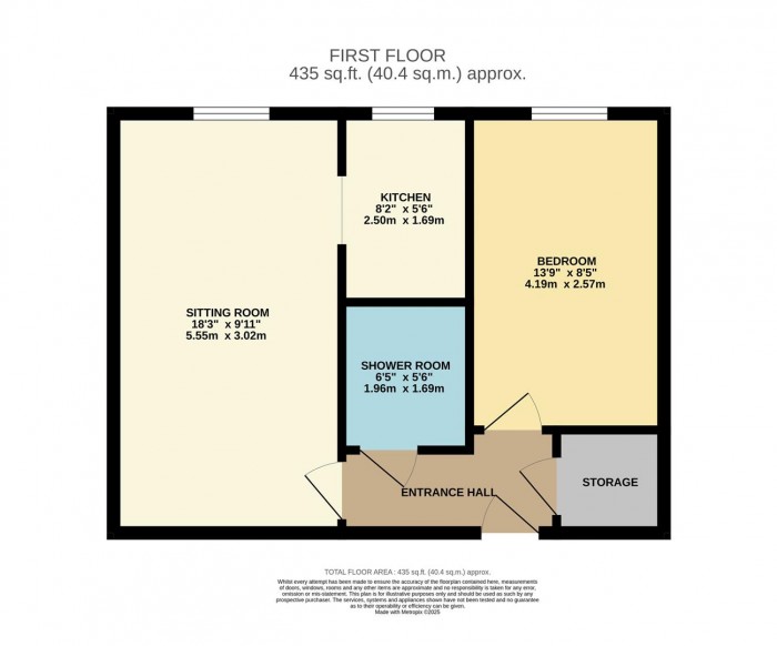Floorplan for Ivyfield Court, Charter Road, Chippenham