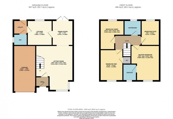 Floorplan for Whitworth Road, Chippenham