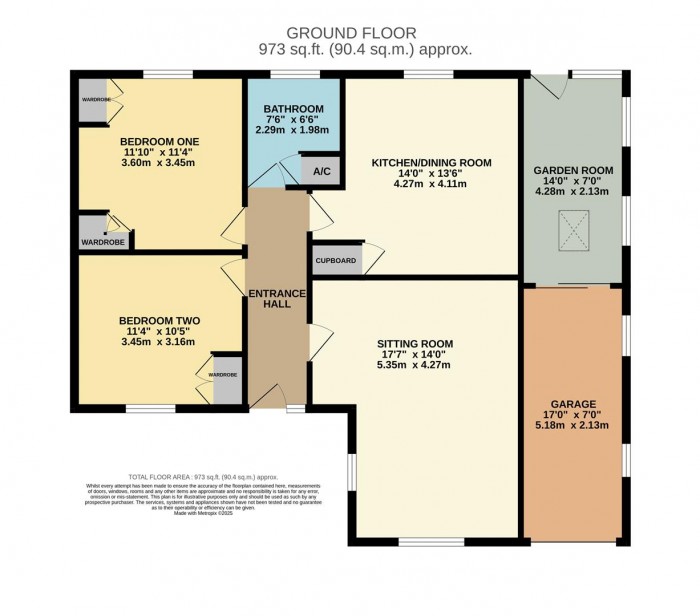 Floorplan for Hill Corner Road, Chippenham