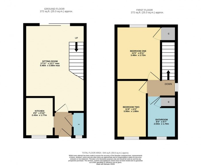 Floorplan for Fortune Way, Chippenham