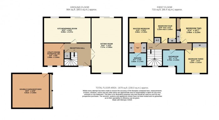 Floorplan for Bishop Close, Chippenham