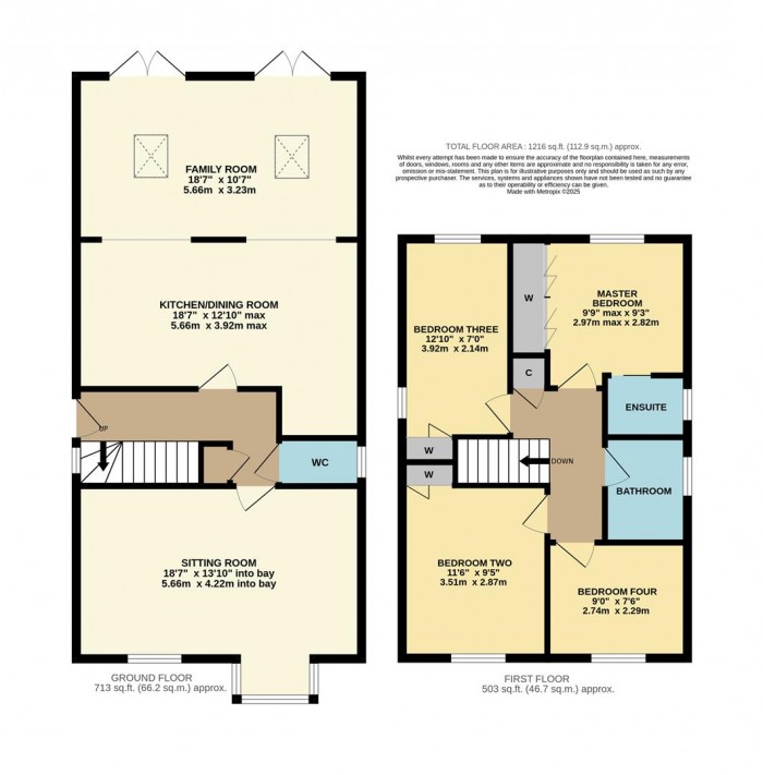 Floorplan for Ailesbury Close, Chippenham