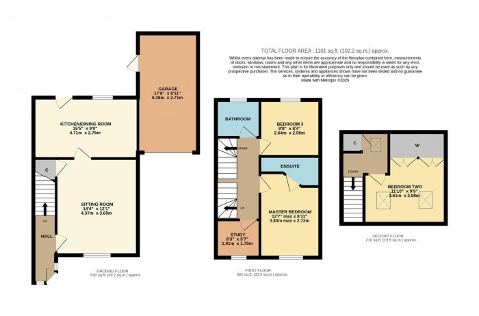 Floorplan for Kingham Close, Chippenham
