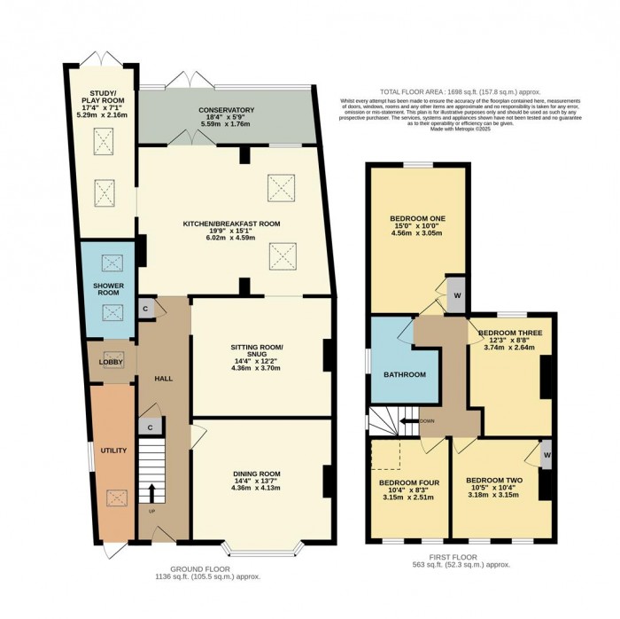 Floorplan for Audley Road, Chippenham