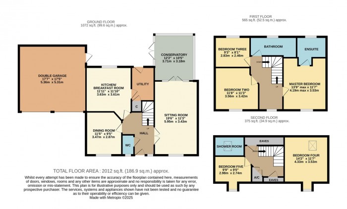 Floorplan for Bolts Croft, Chippenham