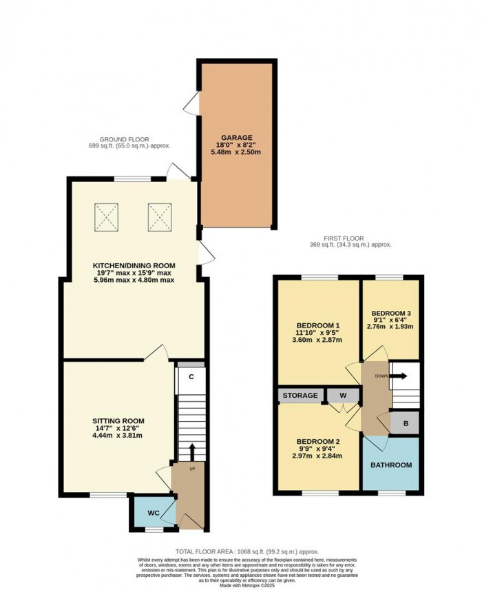 Floorplan for Balmoral Close, Chippenham